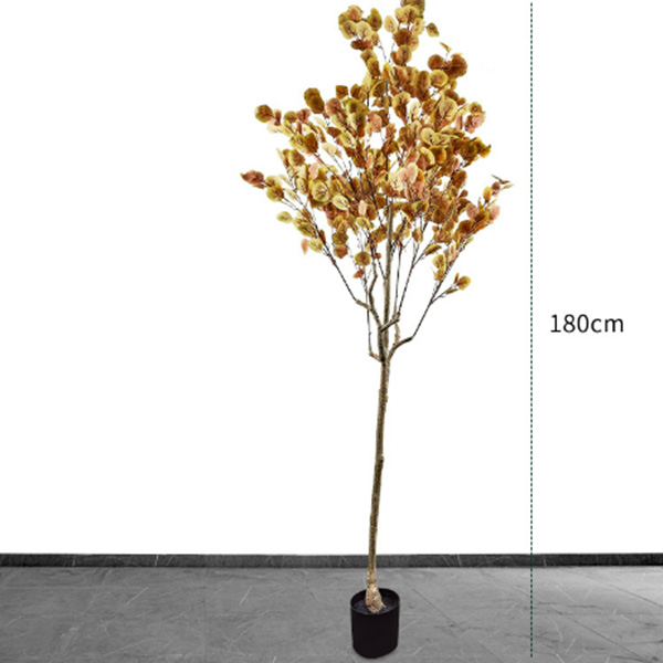 Autumn color 1.8 M Artificial Eucalyptus with 13 leaves