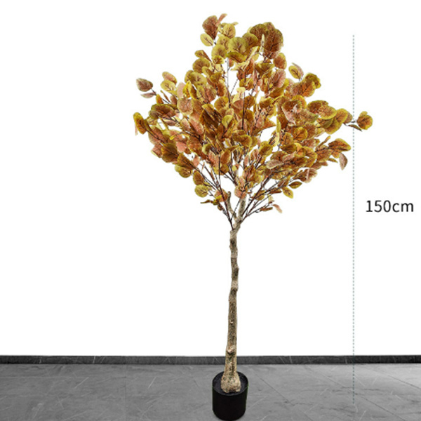Wholesale 1.5 M Artificial Eucalyptus with 11 leaves
