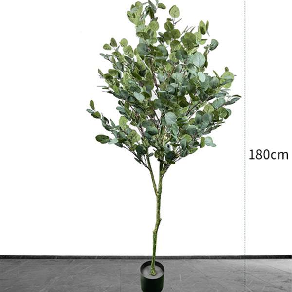 Wholesale factory price 1.8 M Simulation Eucalyptus with 13 Leaves