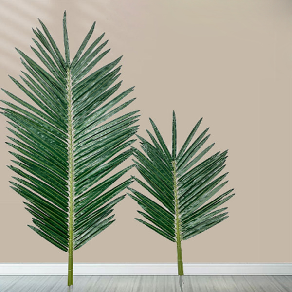 Factory direct supply Artificial flame retardant coconut leaf 3.4m with 156 leaves